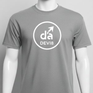 Logo tee in grey