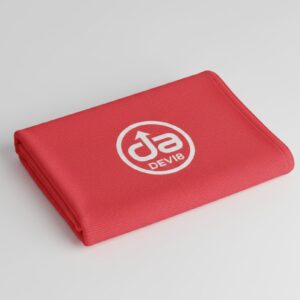 Red performance towel