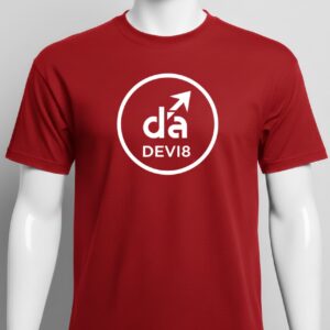 Classic logo tee in red