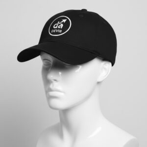 Black cap with logo